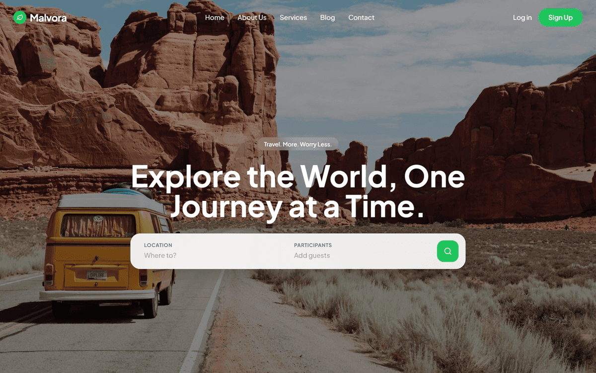 Travique — Luxury Travel & Tour Booking preview screenshot 1